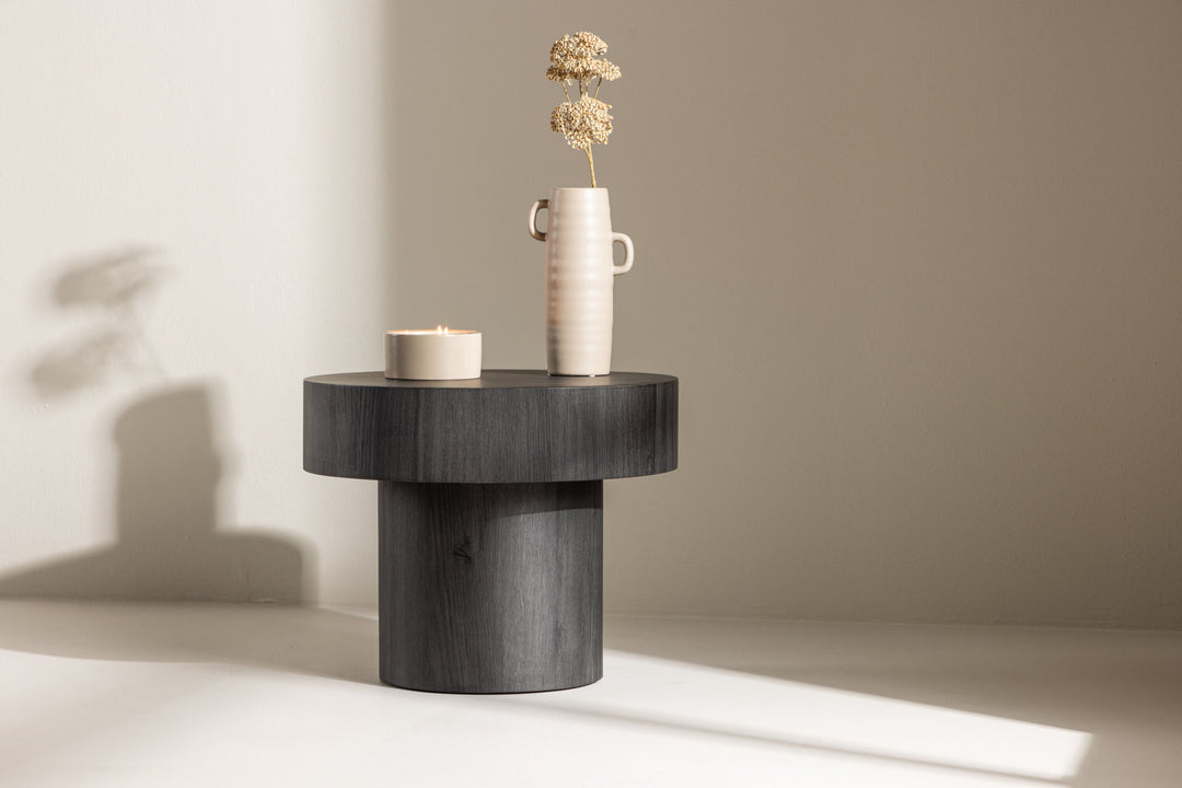 Vind Malung Side Table ⌀50 - Black FSC 100%