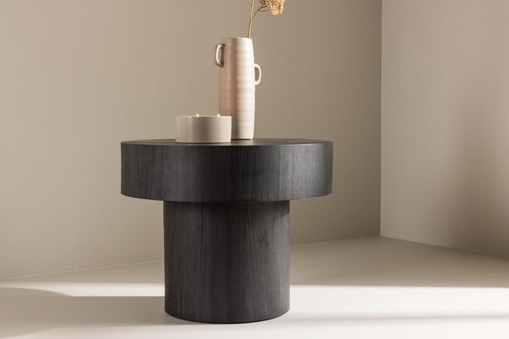 Vind Malung Side Table ⌀50 - Black FSC 100%