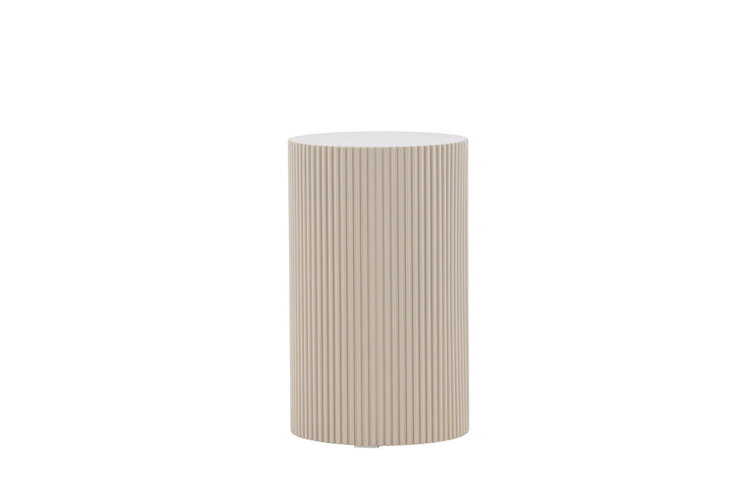 Venture Home Lenox Side Table ⌀30.5 - Beige /