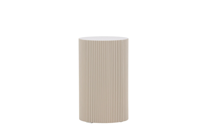 Venture Home Lenox Side Table ⌀30.5 - Beige /