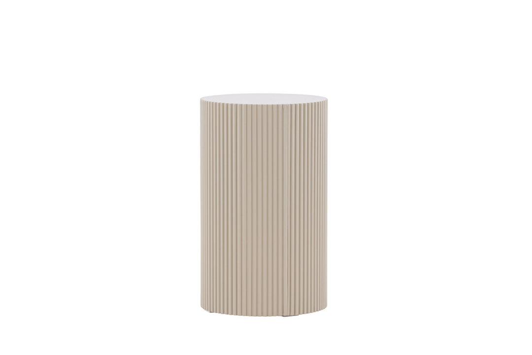 Venture Home Lenox Side Table ⌀30.5 - Beige /