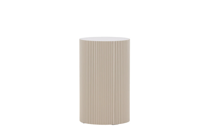 Venture Home Lenox Side Table ⌀30.5 - Beige /