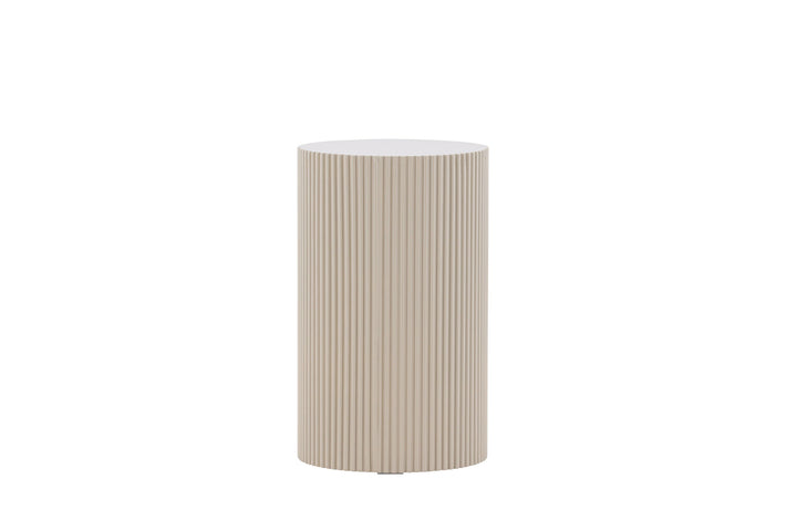 Venture Home Lenox Side Table ⌀30.5 - Beige /