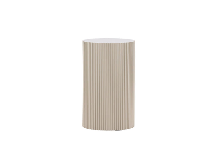 Venture Home Lenox Side Table ⌀30.5 - Beige /