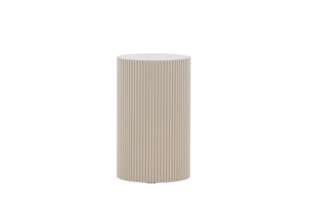 Venture Home Lenox Side Table ⌀30.5 - Beige /
