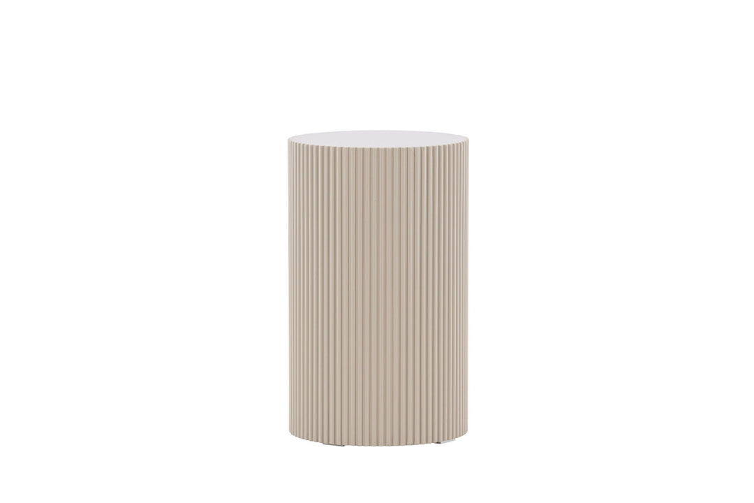 Venture Home Lenox Side Table ⌀30.5 - Beige /