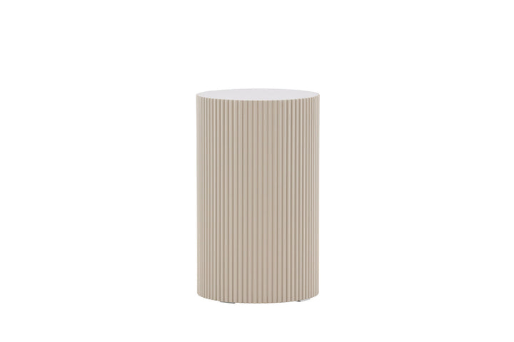 Venture Home Lenox Side Table ⌀30.5 - Beige /