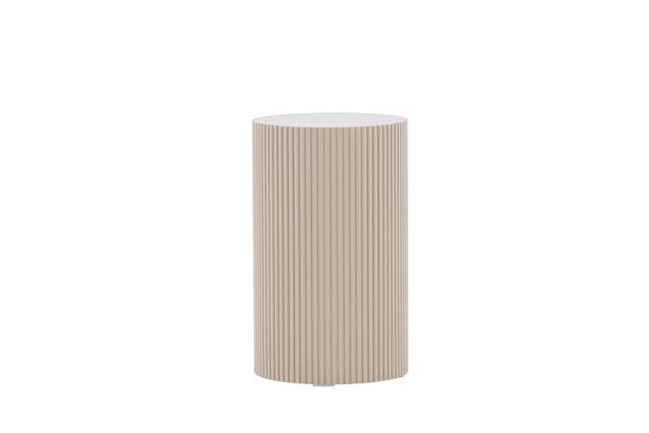 Venture Home Lenox Side Table ⌀30.5 - Beige /