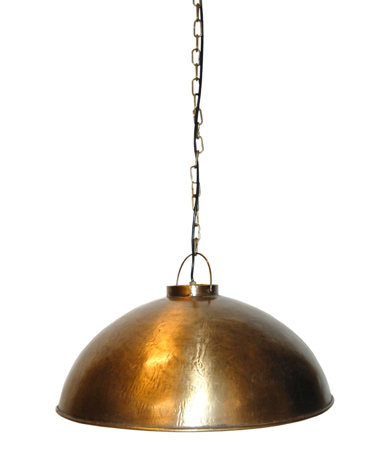 Thormann loftlampe - antikmessing