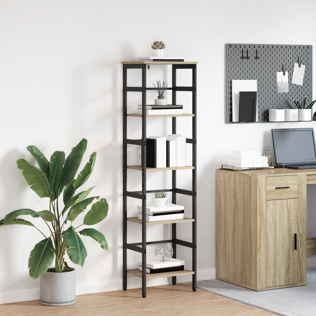 Bogreol Sonoma eg 40 x 29,5 x 149 cm Konstrueret træ