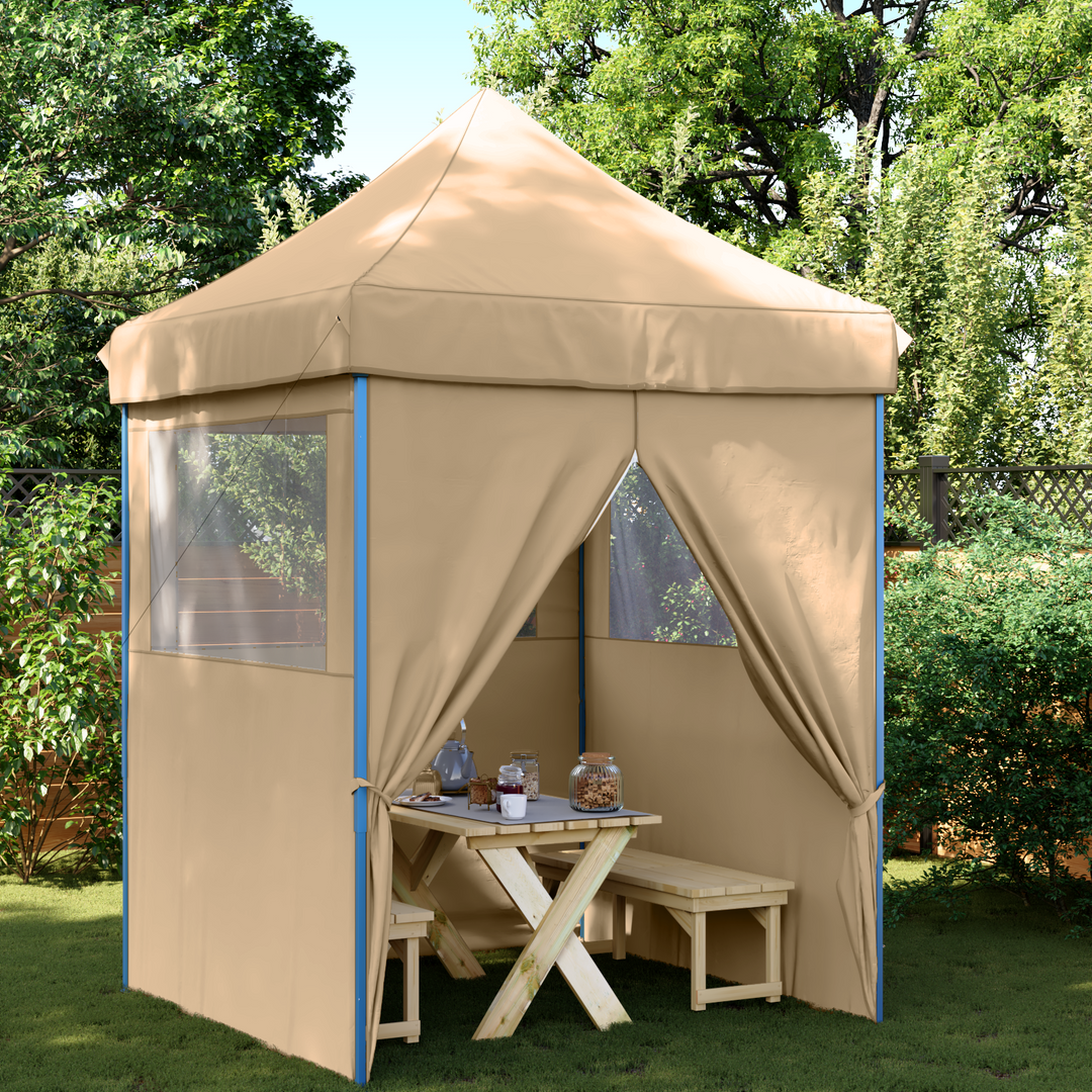 Party Tent Beige 200 x 200 x 306 cm Oxford stof