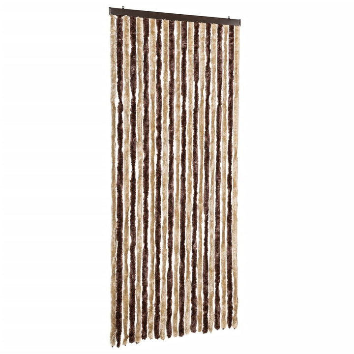 insektgardin beige og lysebrun 90 x 220 cm chenille