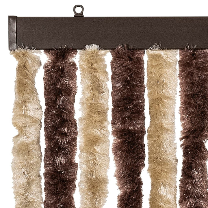 insektgardin beige og lysebrun 90 x 220 cm chenille