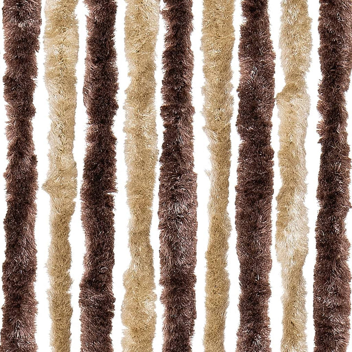 insektgardin beige og lysebrun 90 x 220 cm chenille