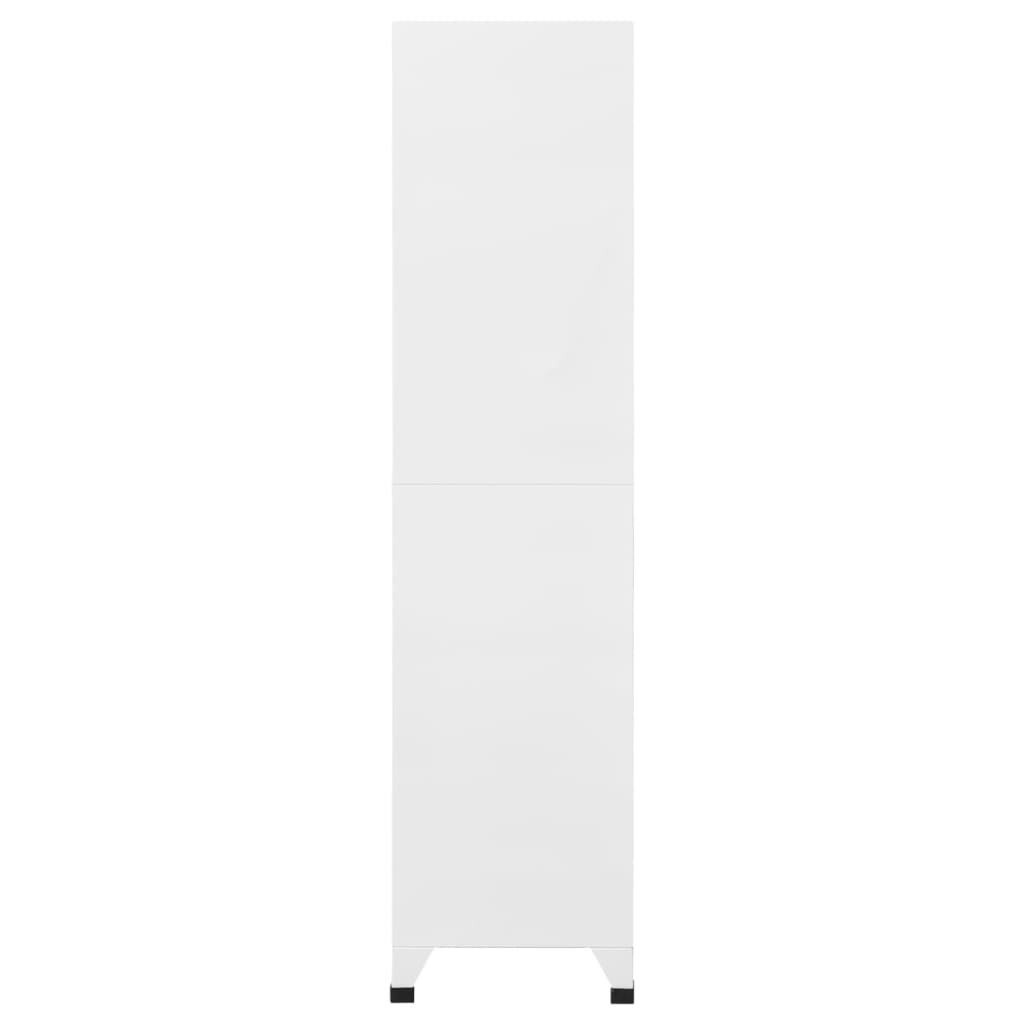 lockerskab med 9 rum 90x45x180 cm grå