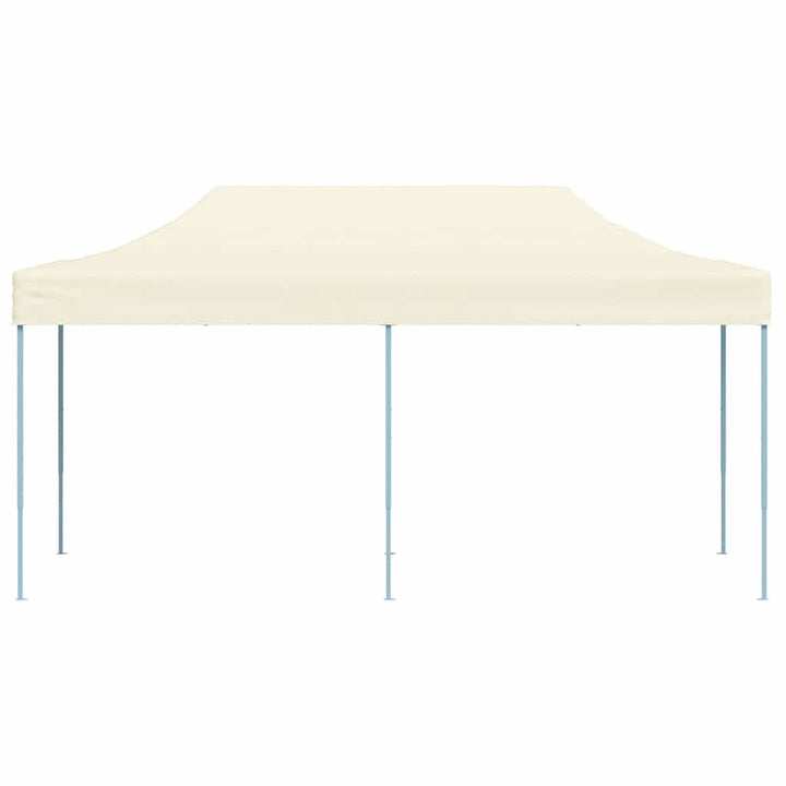 foldbart pavillontelt pop-up 3 x 6 m cremehvid