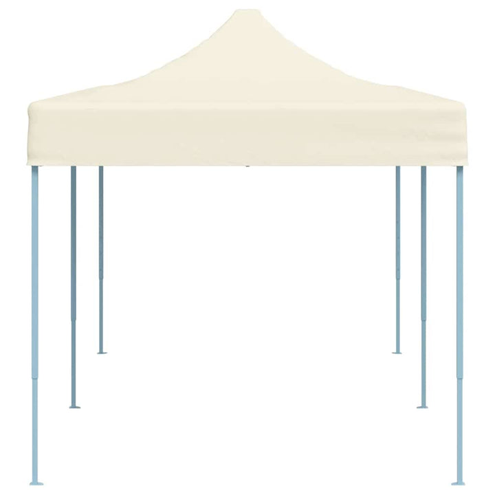 foldbart pavillontelt pop-up 3 x 6 m cremehvid
