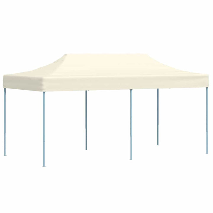 foldbart pavillontelt pop-up 3 x 6 m cremehvid