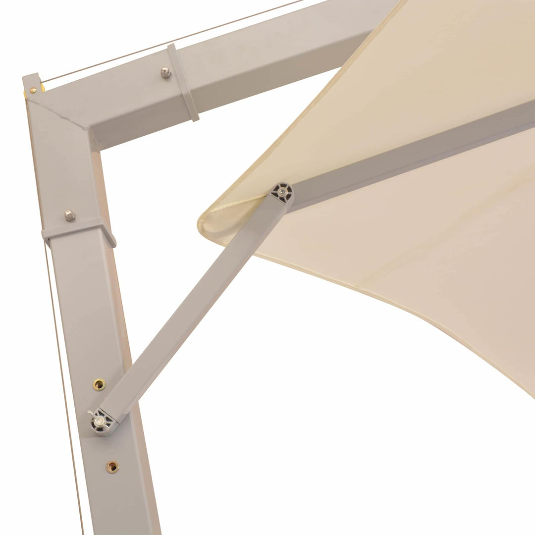 Udendørs parasoller Beige Polyester