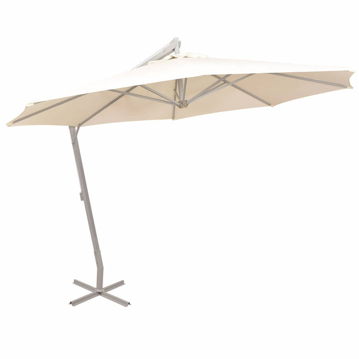 Udendørs parasoller Beige Polyester