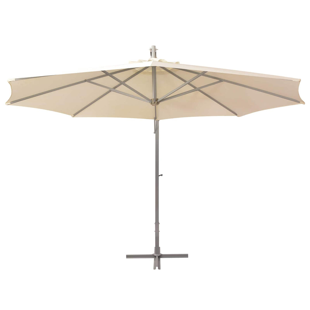 Udendørs parasoller Beige Polyester