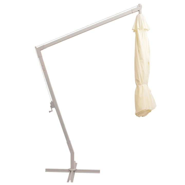 Udendørs parasoller Beige Polyester