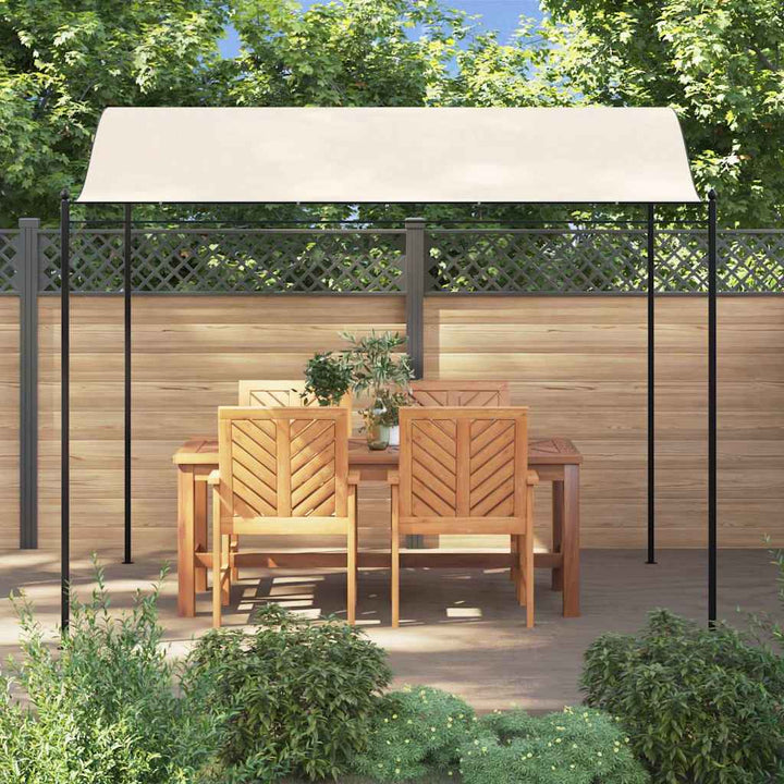 pavillon i stof cremehvid