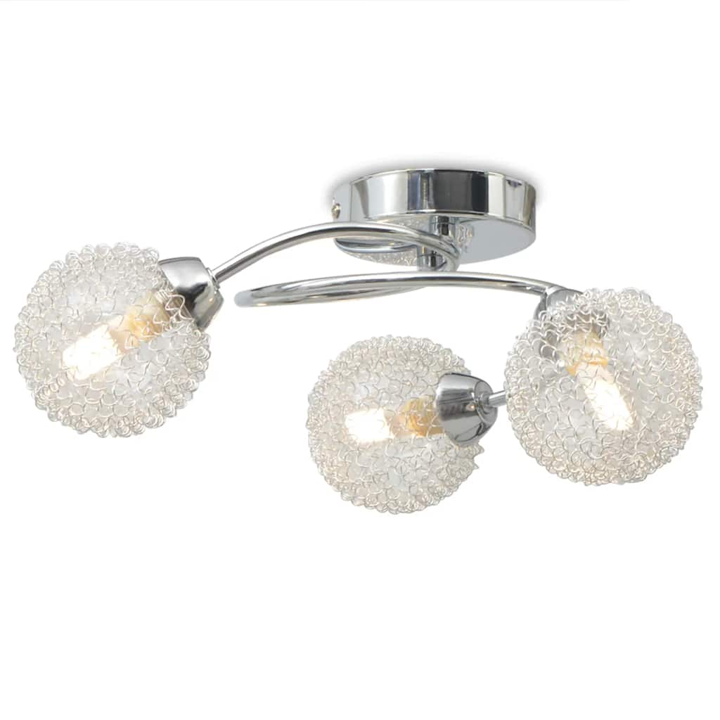 loftslampe med 3 LED-pærer G9 120 W
