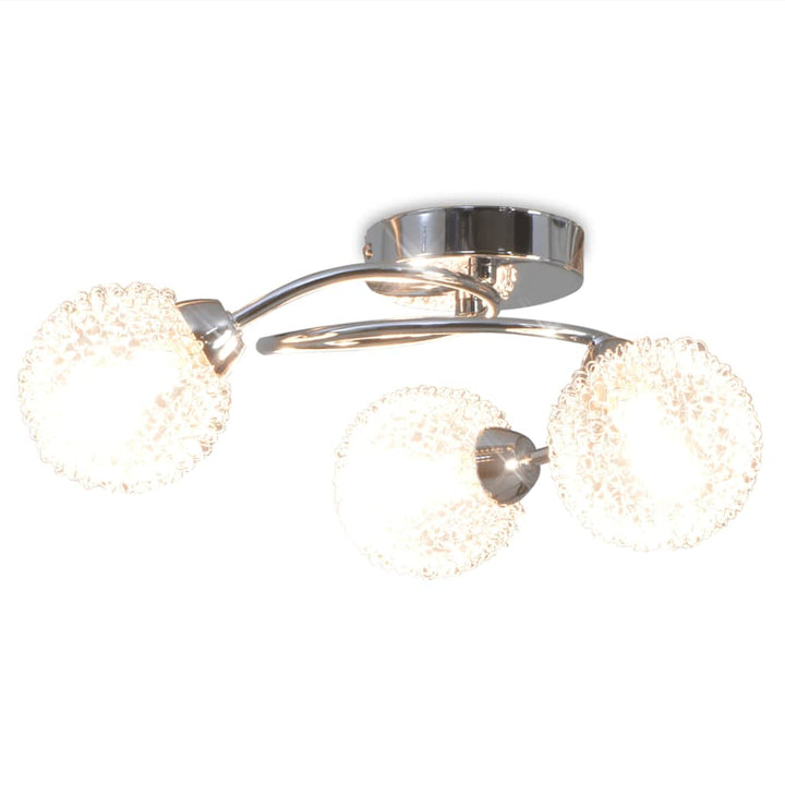 loftslampe med 3 LED-pærer G9 120 W