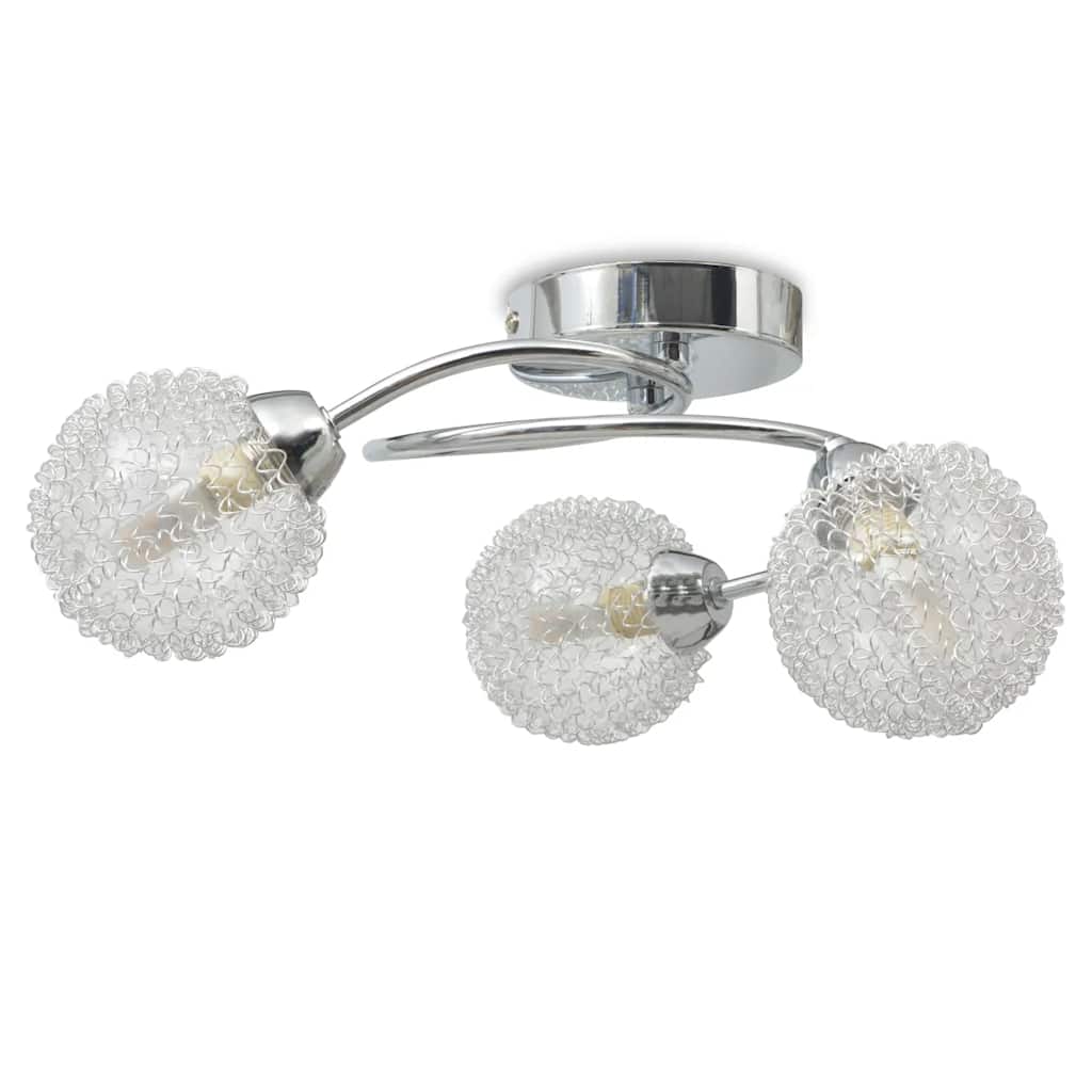 loftslampe med 3 LED-pærer G9 120 W