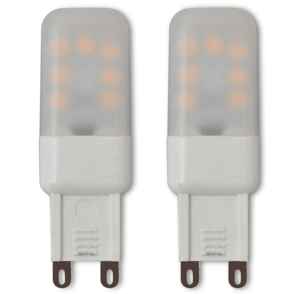 loftslampe med 3 LED-pærer G9 120 W