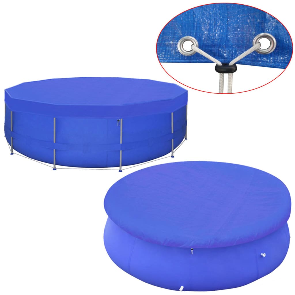 poolovertræk PE rundt 540 cm 90 g/m²