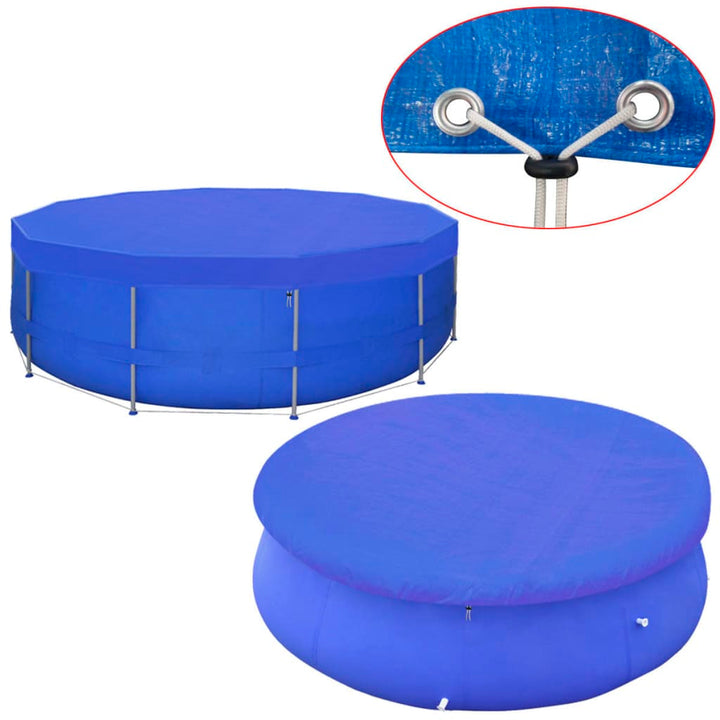 poolovertræk PE rundt 540 cm 90 g/m²