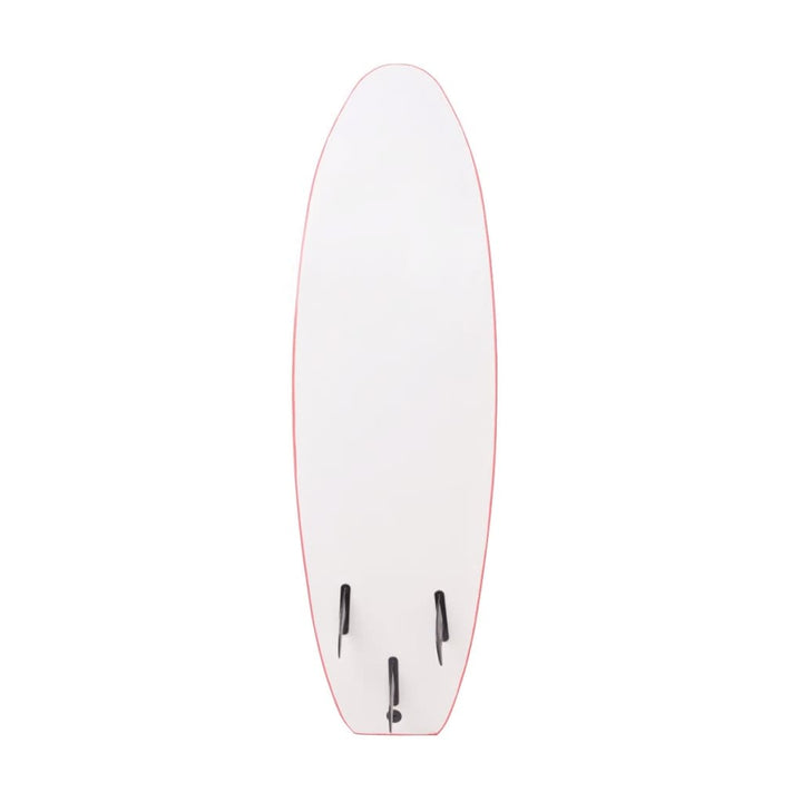 surfboard 170 cm blå og rød