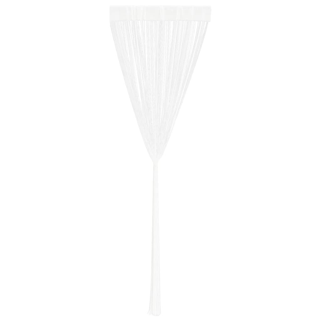 trådgardiner 2 stk. 140 x 250 cm hvid