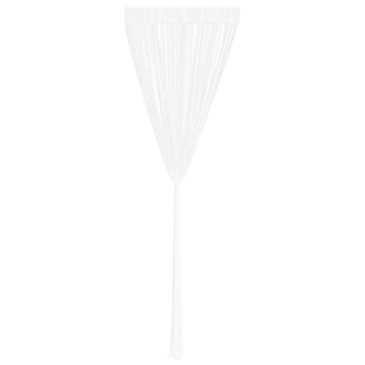 trådgardiner 2 stk. 140 x 250 cm hvid