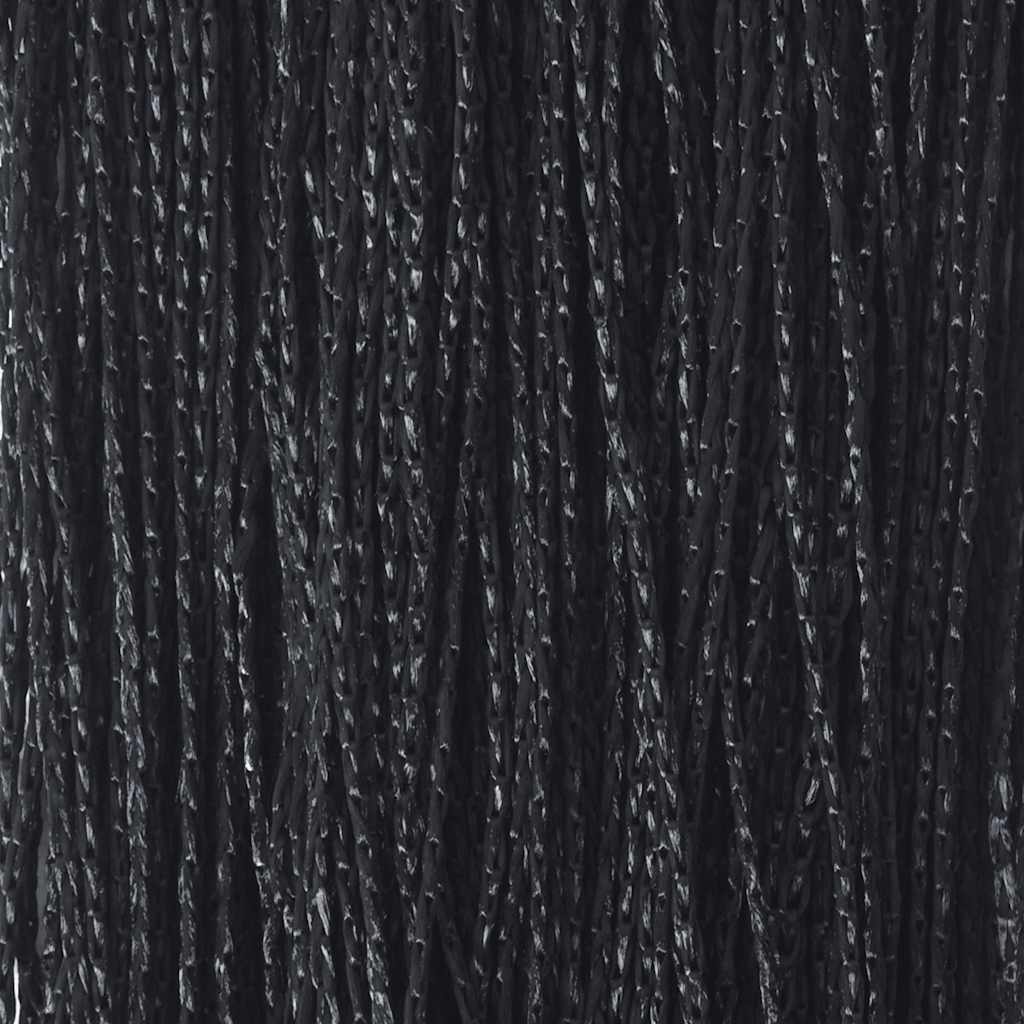 trådgardiner 2 stk. 100 x 250 cm sort