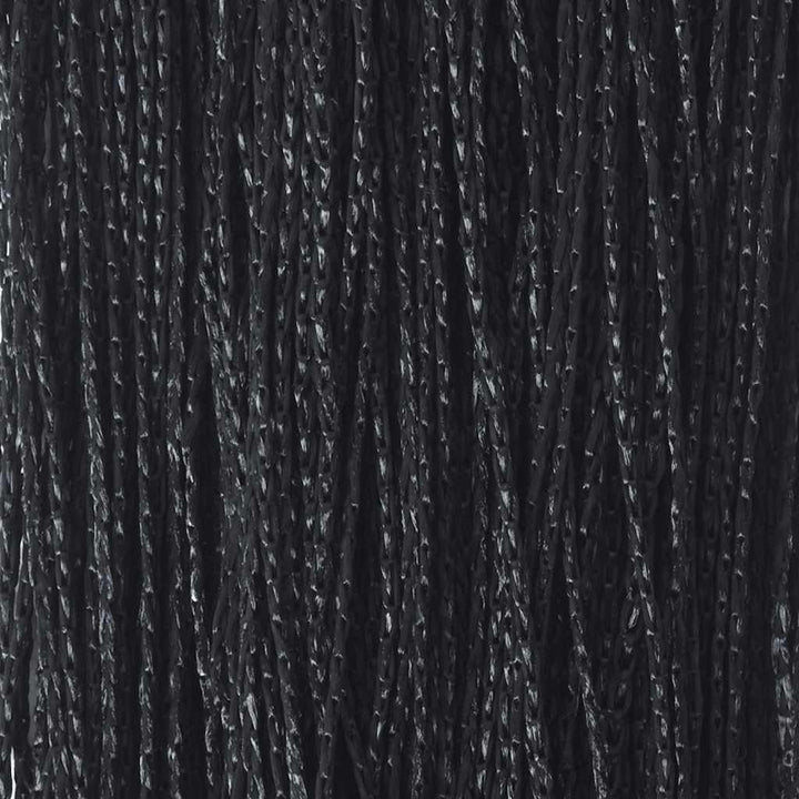 trådgardiner 2 stk. 100 x 250 cm sort