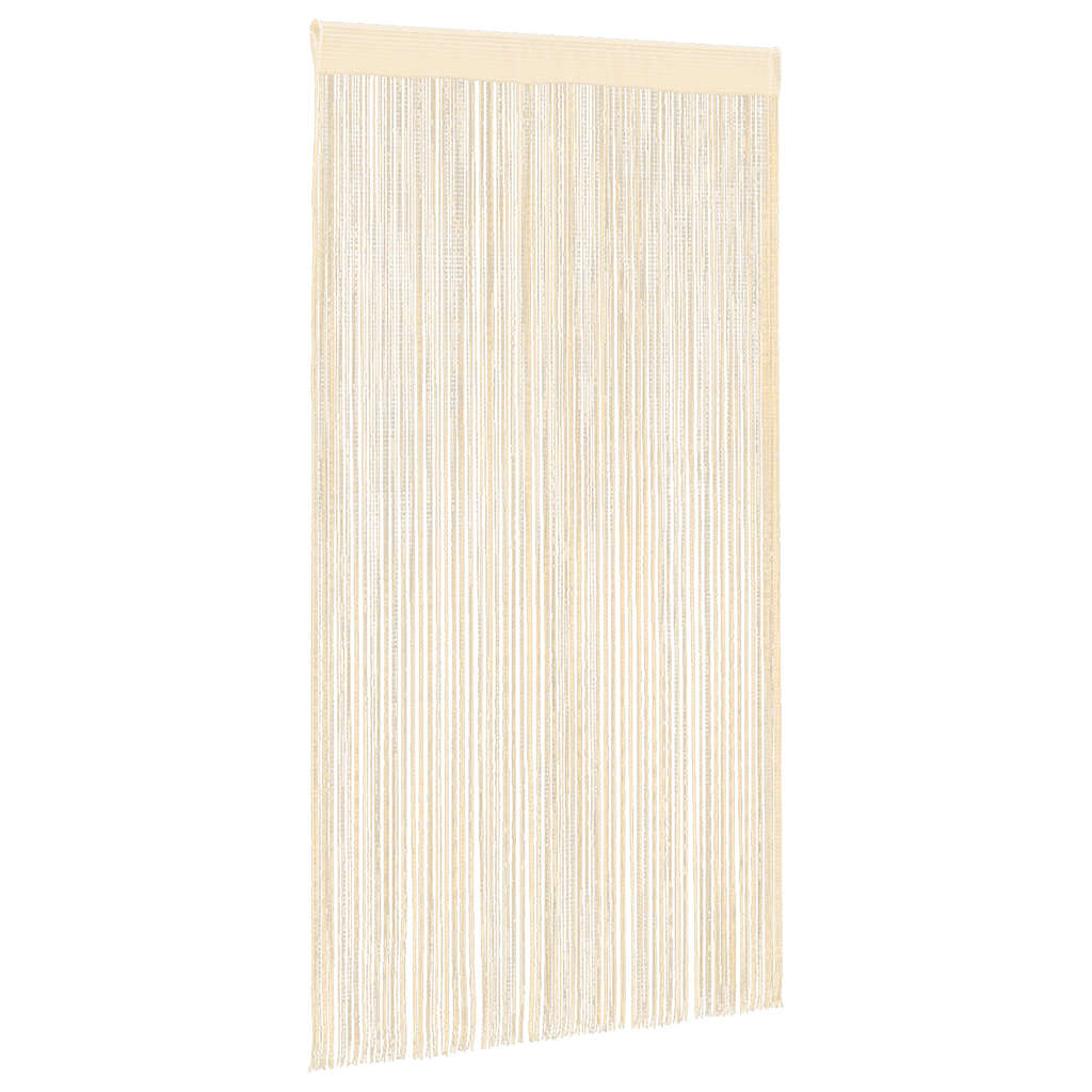 trådgardiner 2 stk. 100 x 250 cm cremefarvet
