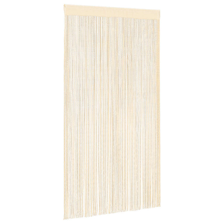 trådgardiner 2 stk. 100 x 250 cm cremefarvet