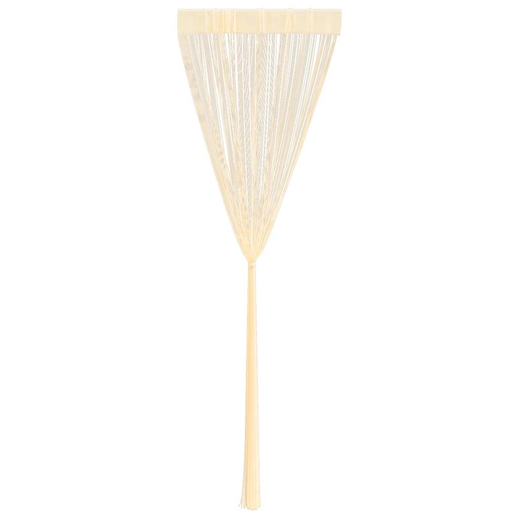 trådgardiner 2 stk. 140 x 250 cm cremefarvet