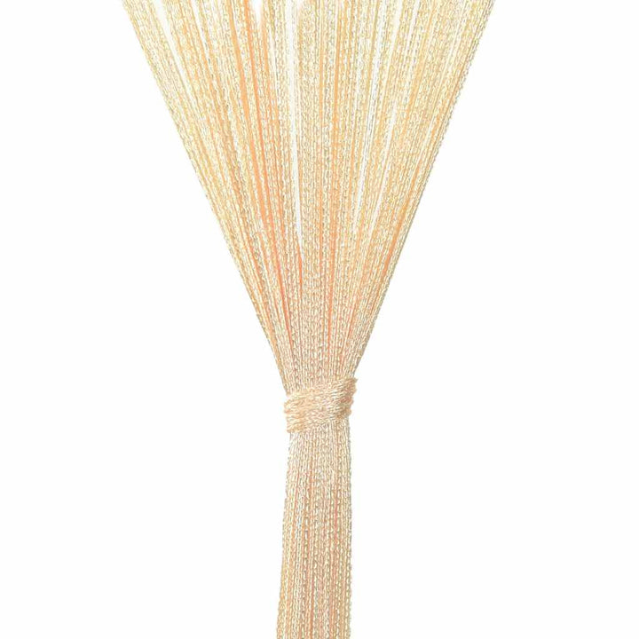 trådgardiner 2 stk. 140 x 250 cm cremefarvet