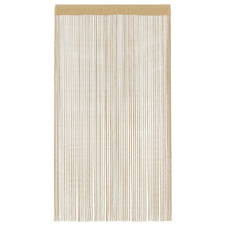 trådgardiner 2 stk. 100 x 250 cm beige