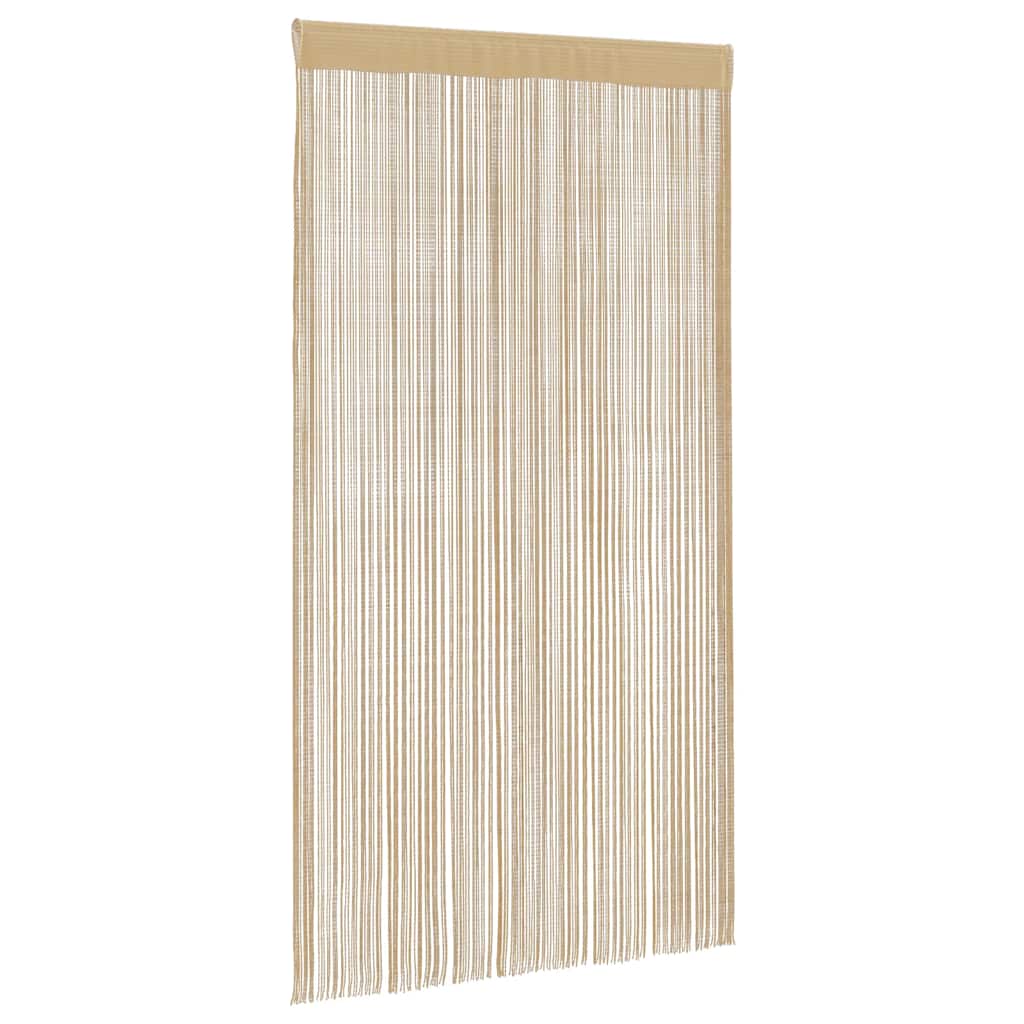 trådgardiner 2 stk. 140 x 250 cm beige