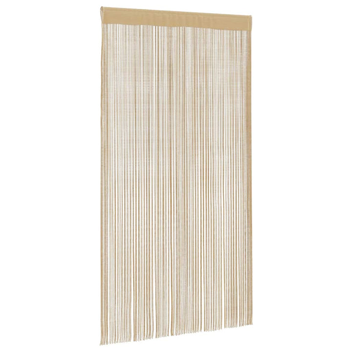 trådgardiner 2 stk. 140 x 250 cm beige