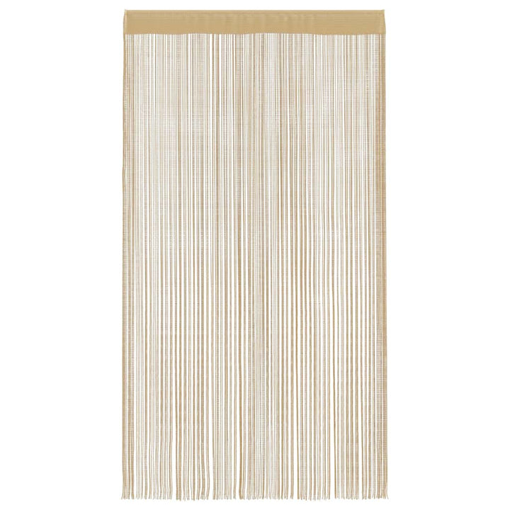 trådgardiner 2 stk. 140 x 250 cm beige