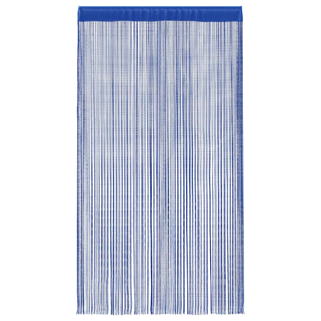trådgardiner 2 stk. 100 x 250 cm blå
