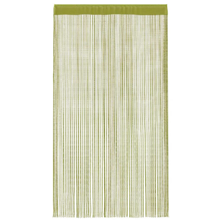 trådgardiner 2 stk. 100 x 250 cm grøn