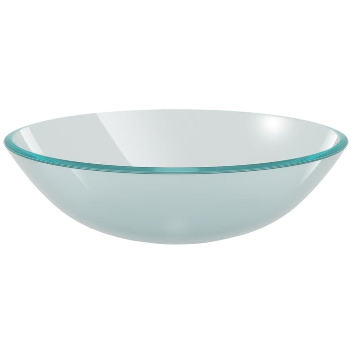 håndvask i hærdet glas 42 cm matteret