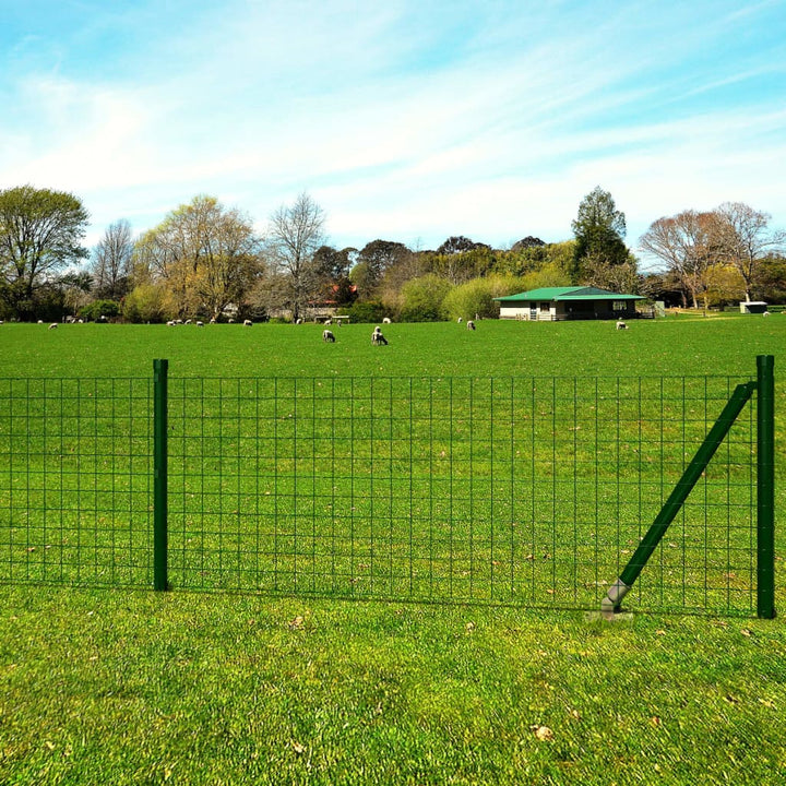 eurohegn 10 x 0,8 m stål grøn